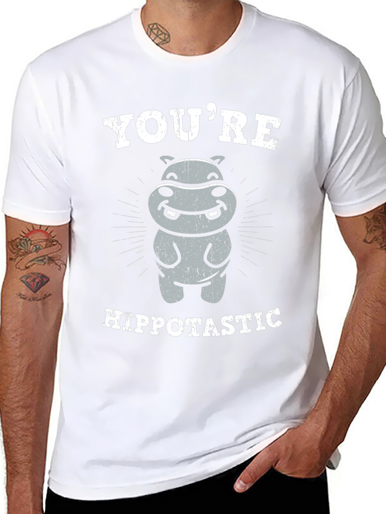 Youre Hippotastic T-Shirt - Funny Hippo Graphic Tee
