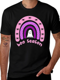 Boo Season Halloween Rainbow T-Shirt