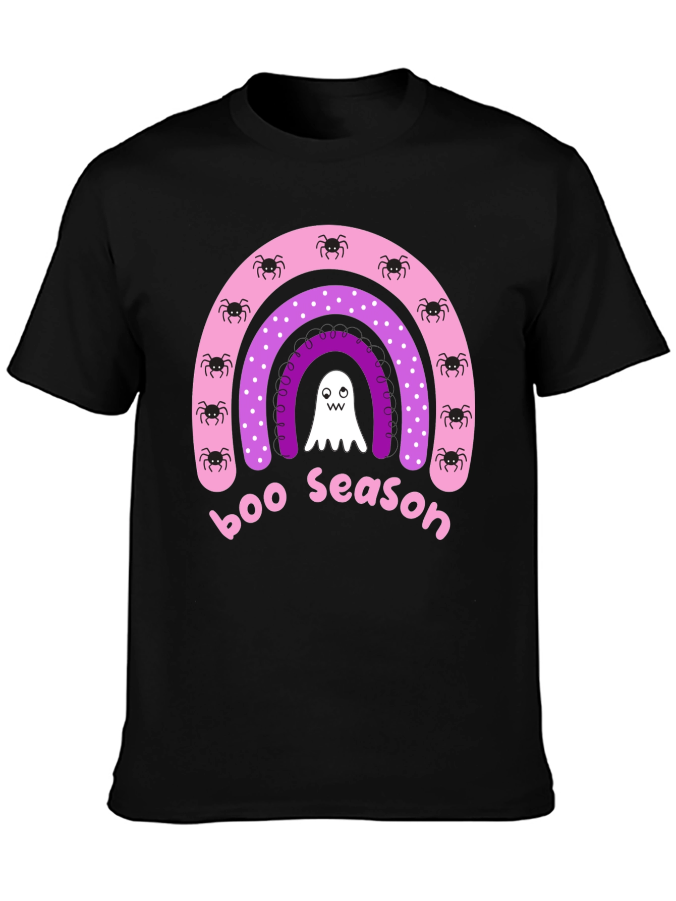 Boo Season Halloween Rainbow T-Shirt