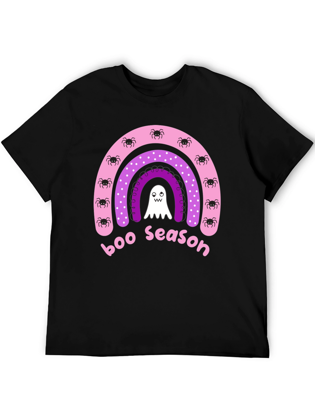 Boo Season Halloween Rainbow T-Shirt