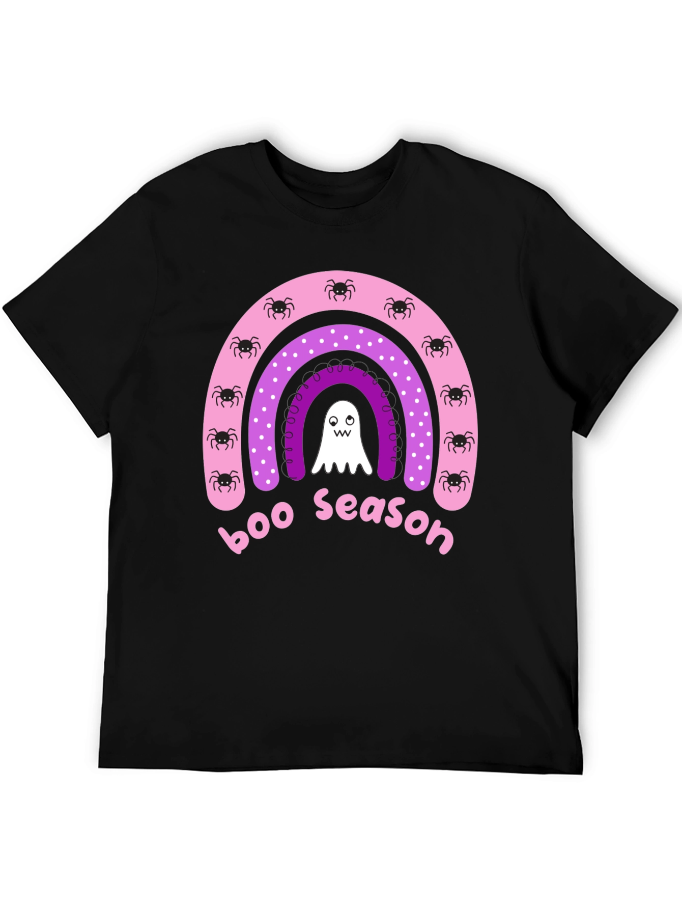 Boo Season Halloween Rainbow T-Shirt
