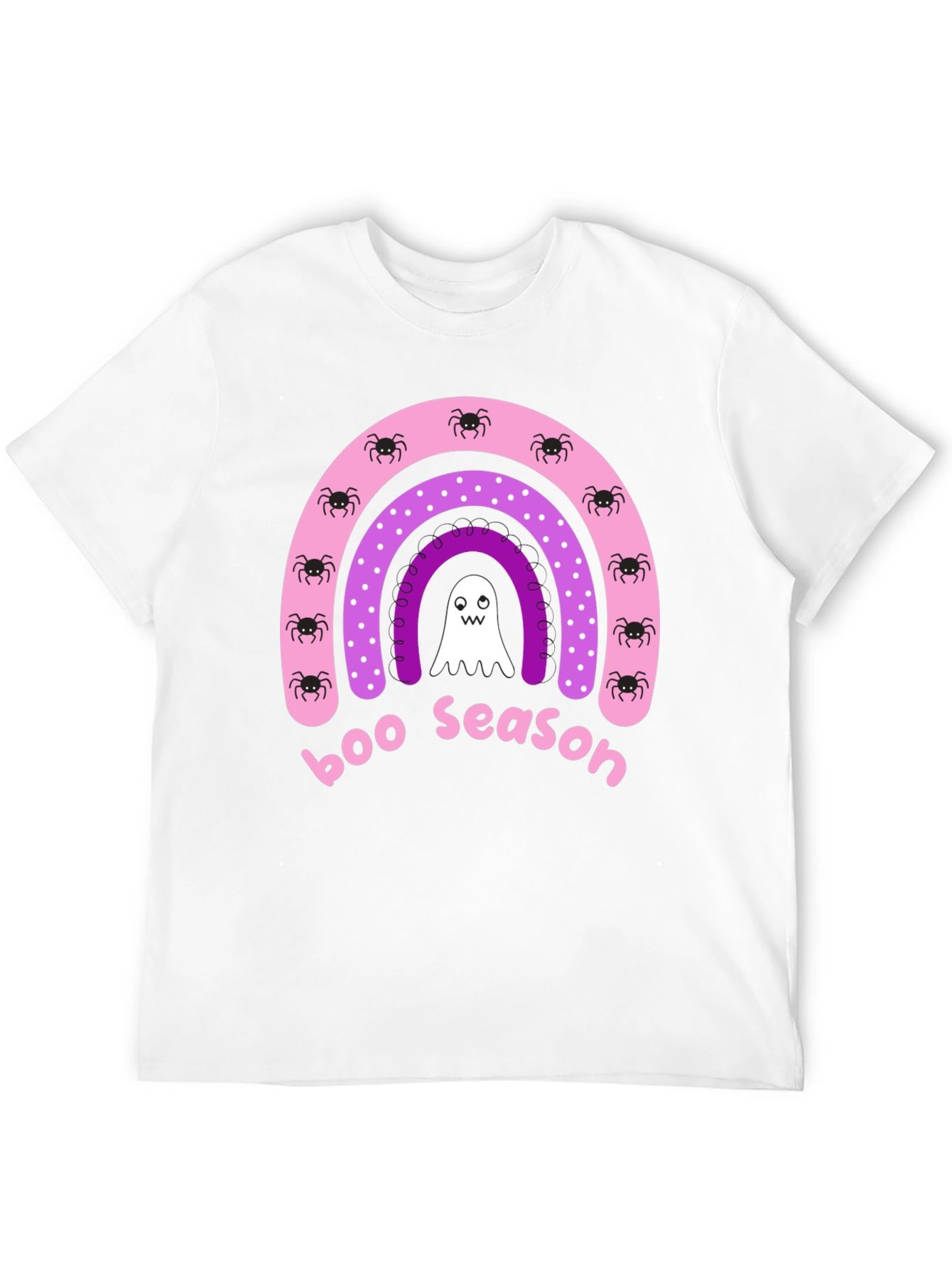 Boo Season Halloween Rainbow T-Shirt