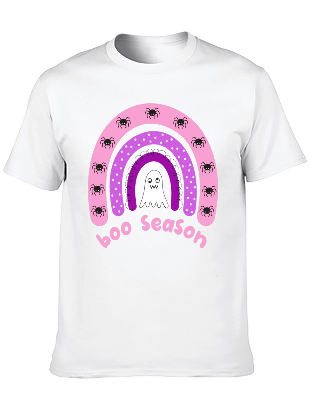 Boo Season Halloween Rainbow T-Shirt