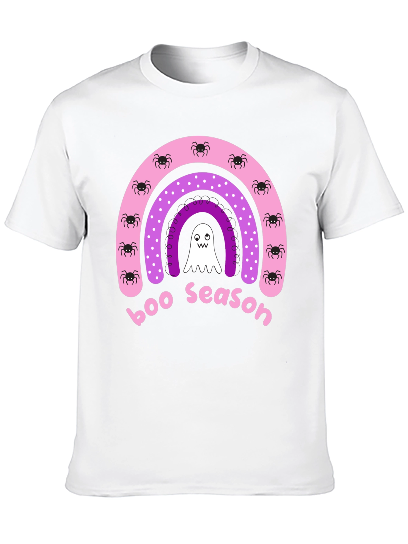 Boo Season Halloween Rainbow T-Shirt
