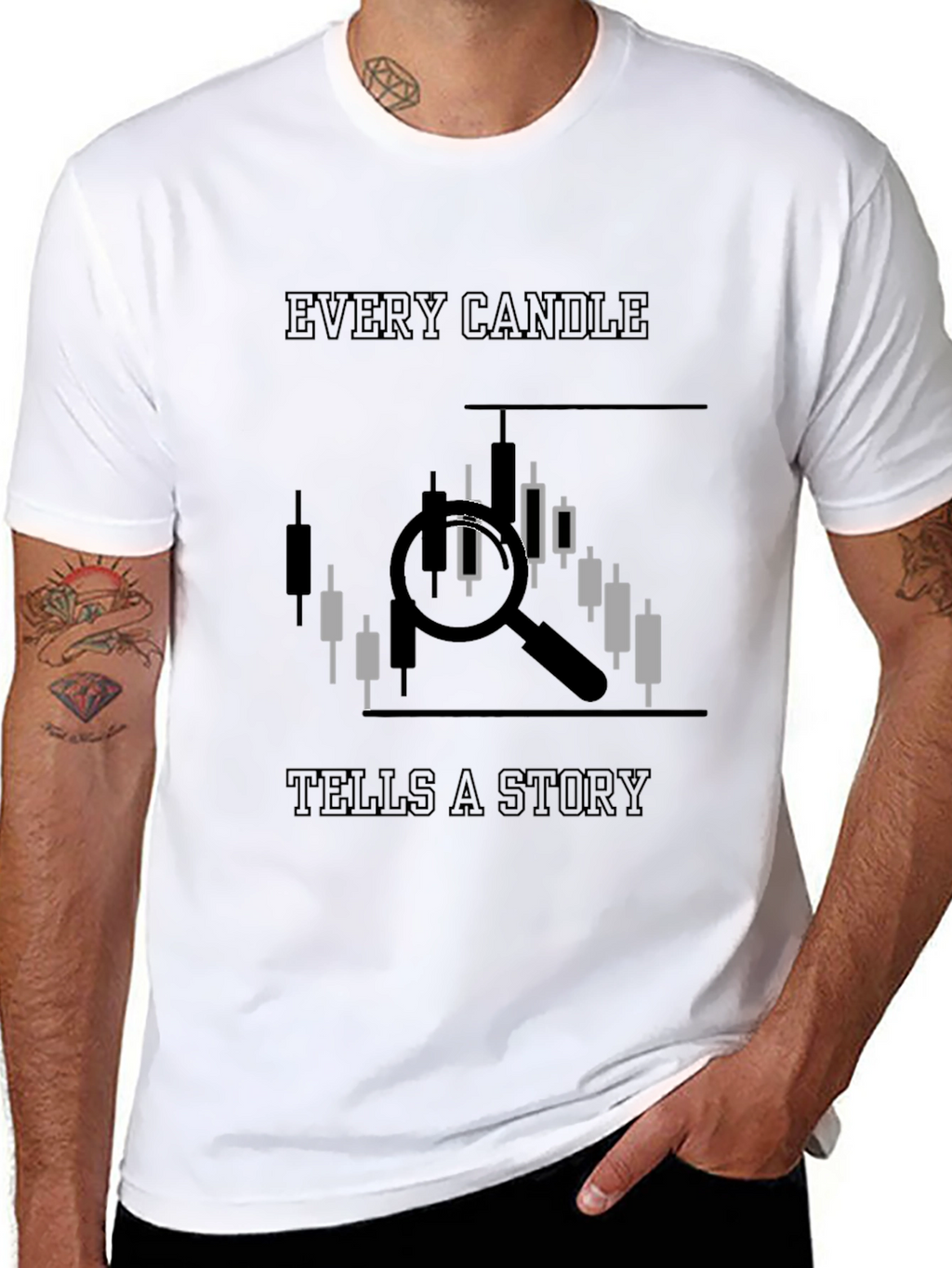 Traders Tee: Every Candle Tells a Story