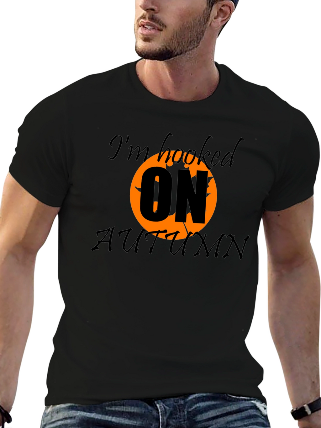 Autumn Hooked Graphic Tee - Fall Fashion