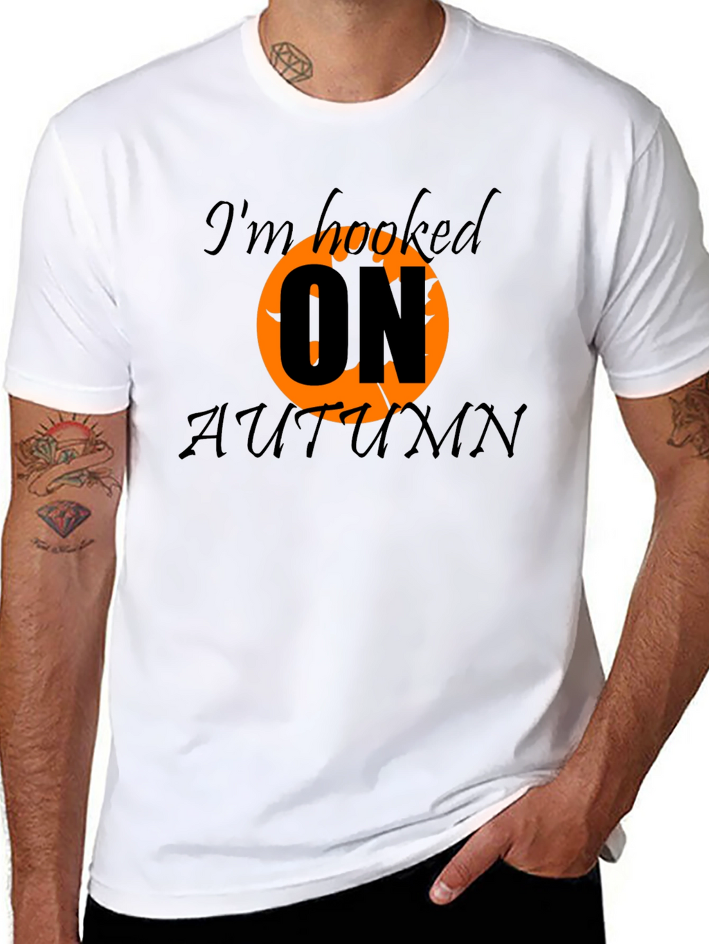 Autumn Hooked Graphic Tee - Fall Fashion