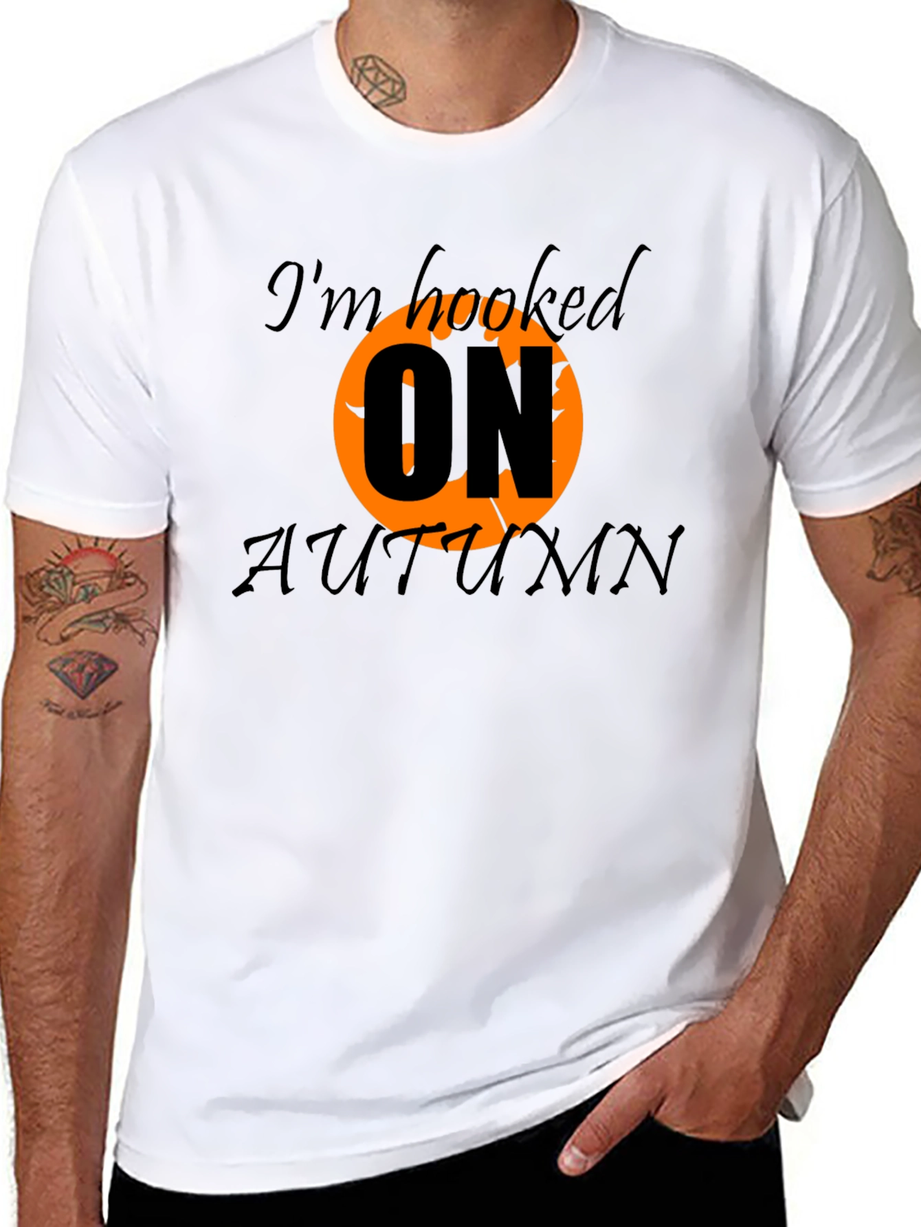 Autumn Hooked Graphic Tee - Fall Fashion