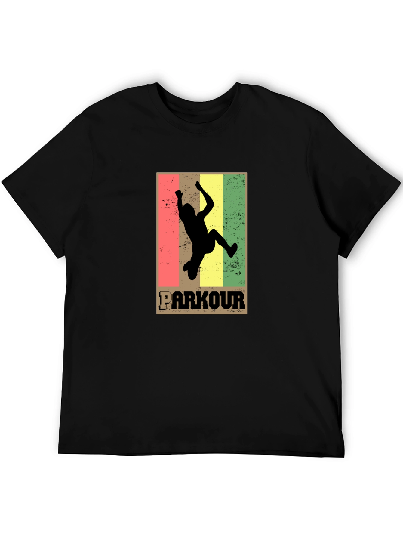 Parkour Silhouette Graphic Tee