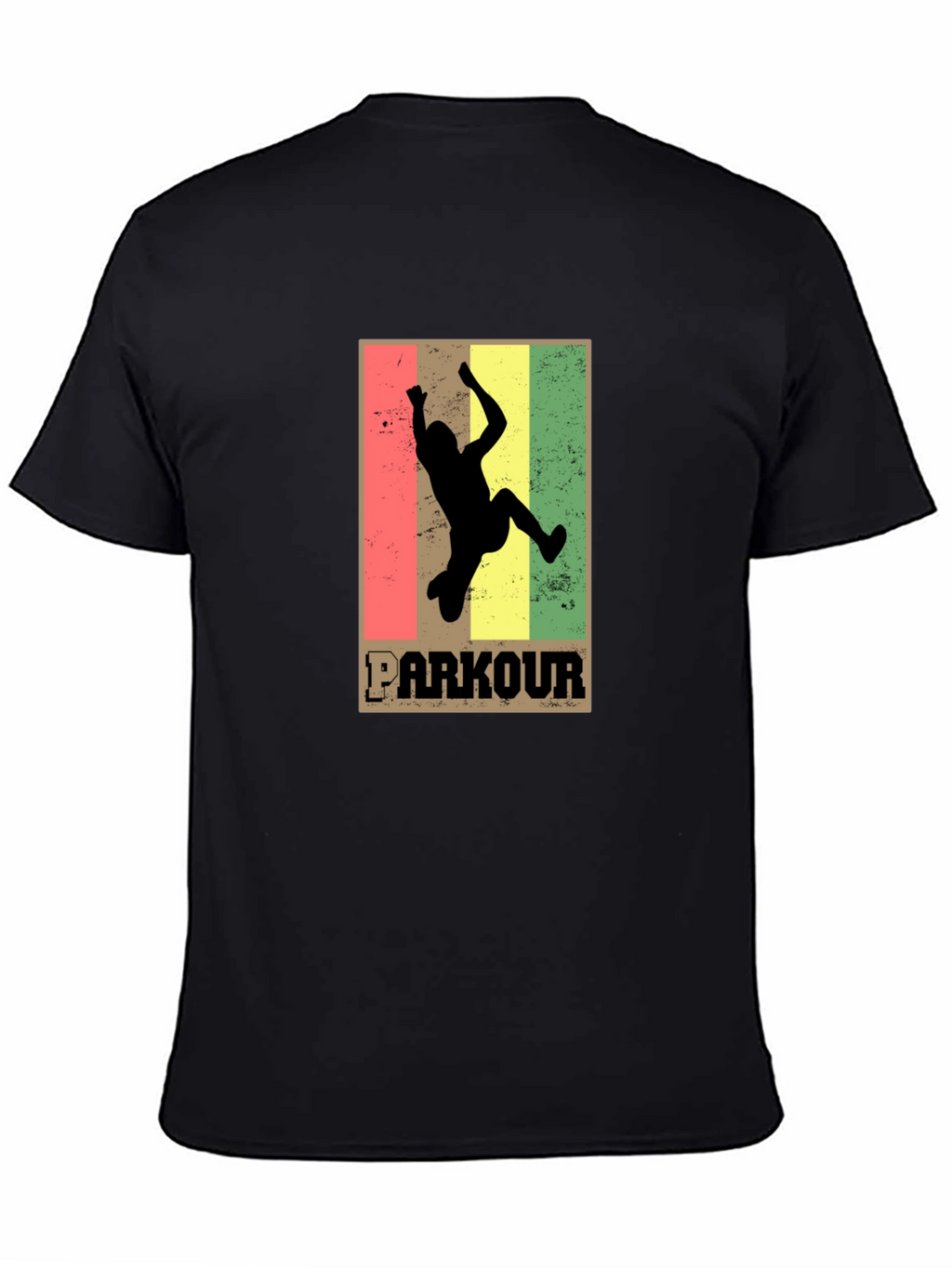 Parkour Silhouette Graphic Tee
