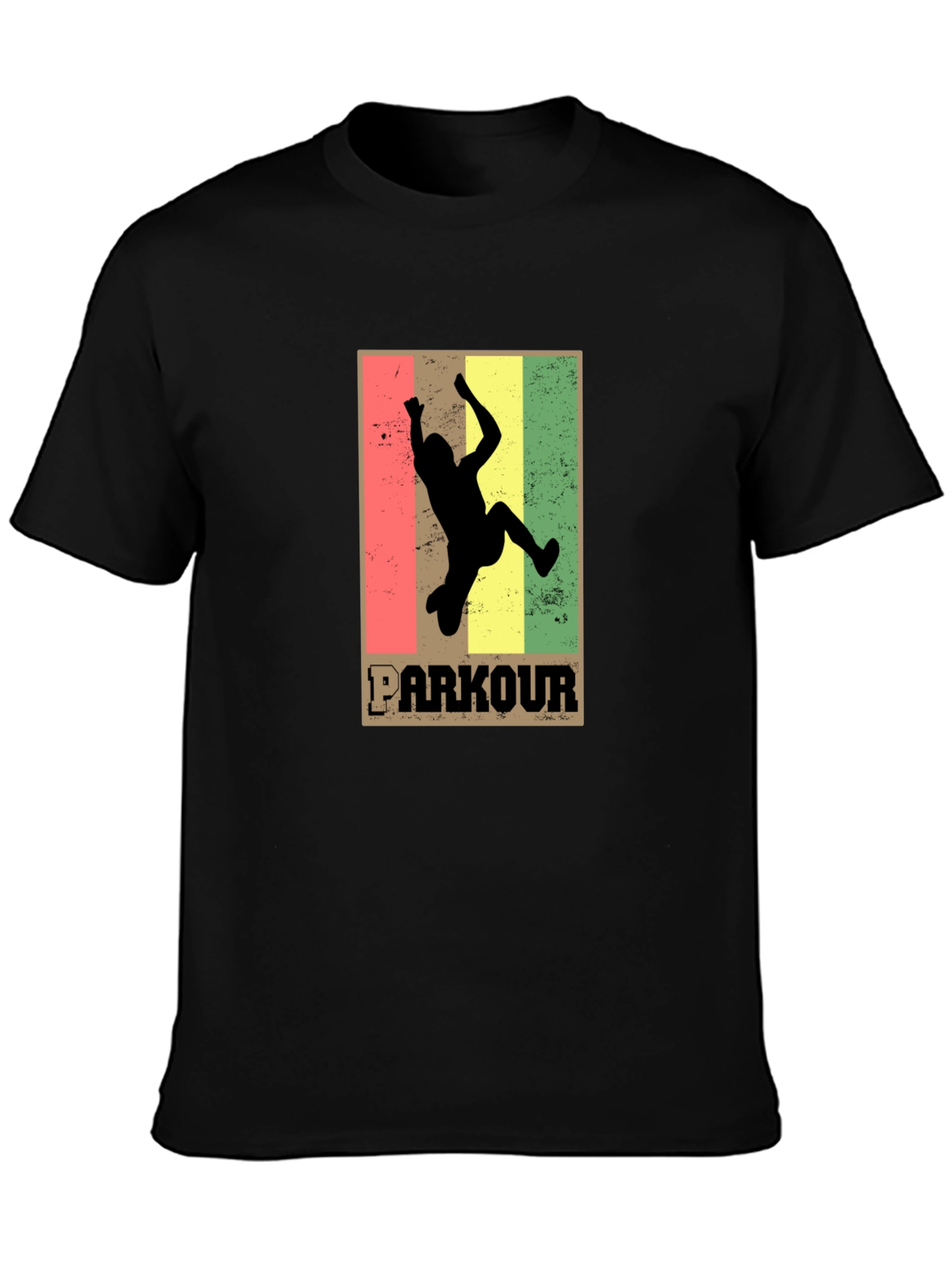 Parkour Silhouette Graphic Tee