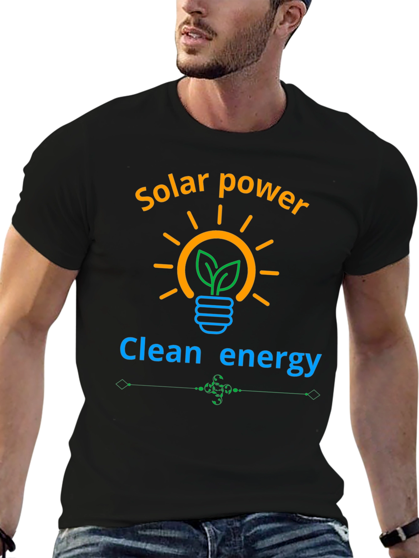Solar Power Clean Energy Graphic T-Shirt