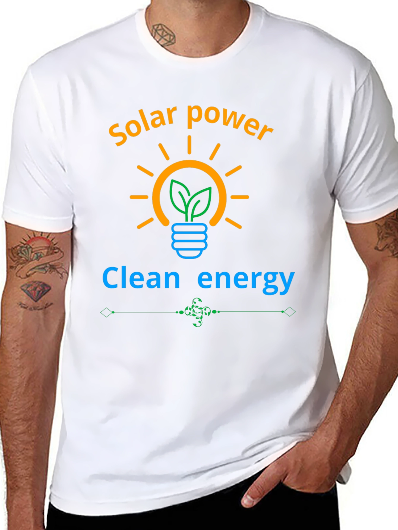 Solar Power Clean Energy Graphic T-Shirt