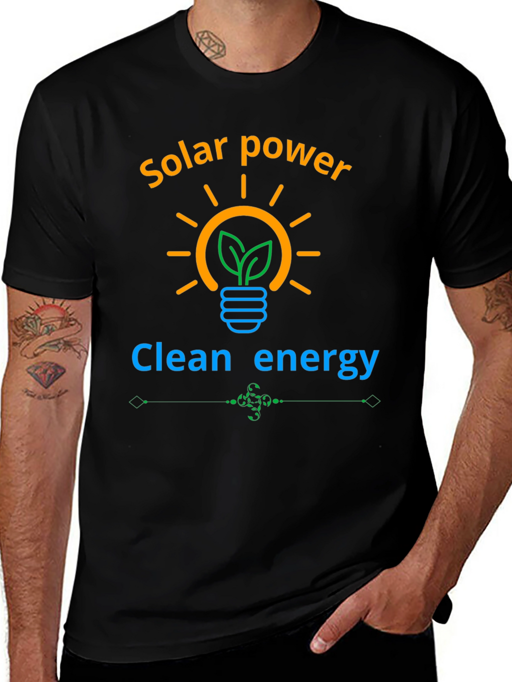 Solar Power Clean Energy Graphic T-Shirt