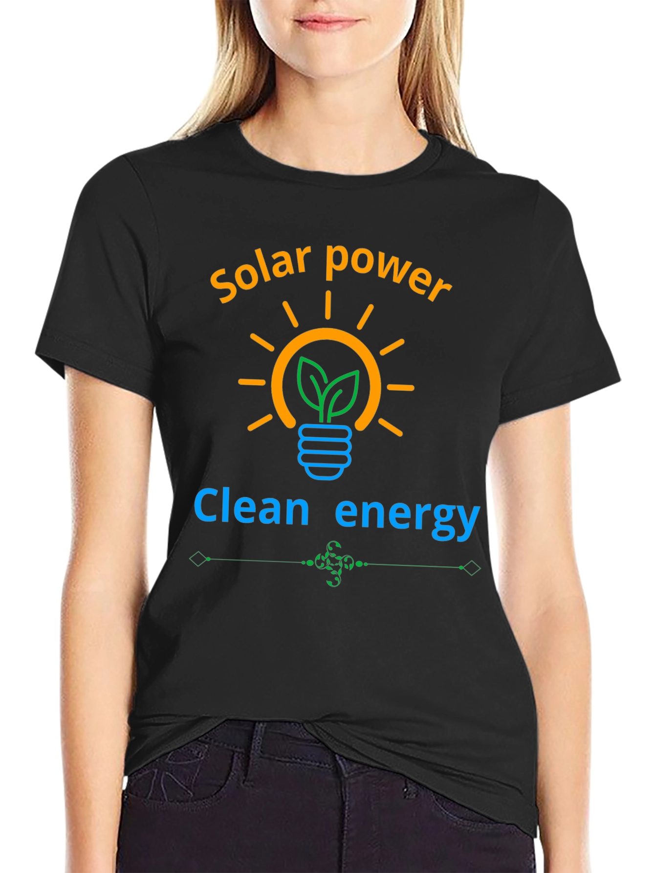Solar Power Clean Energy Graphic T-Shirt