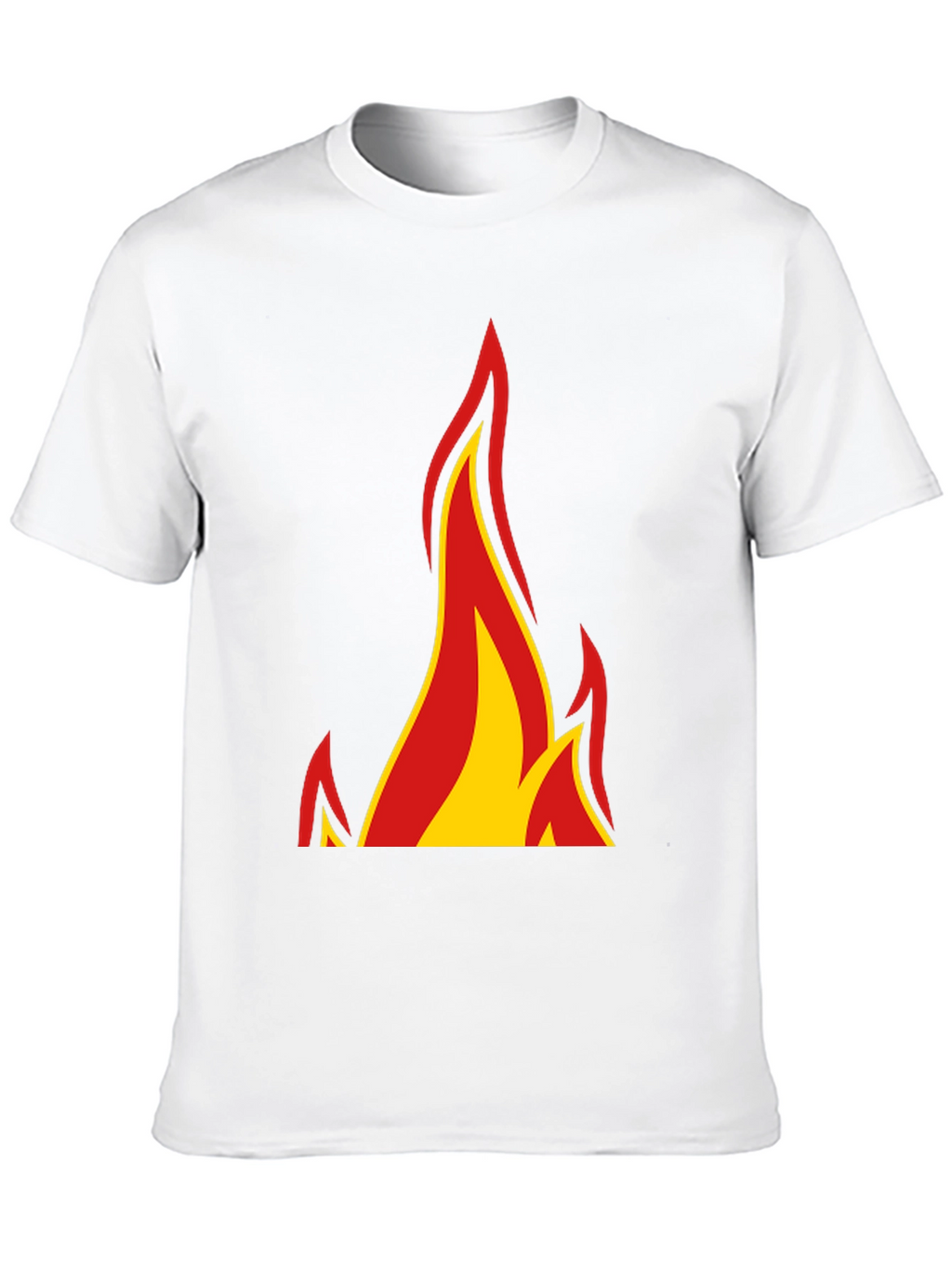 Flame Graphic Black T-Shirt - Bold & Stylish