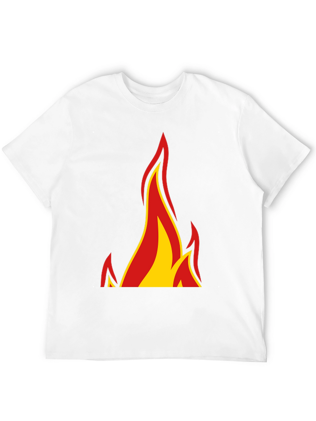 Flame Graphic Black T-Shirt - Bold & Stylish