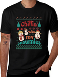 Chillin With My Snowmies Christmas T-Shirt