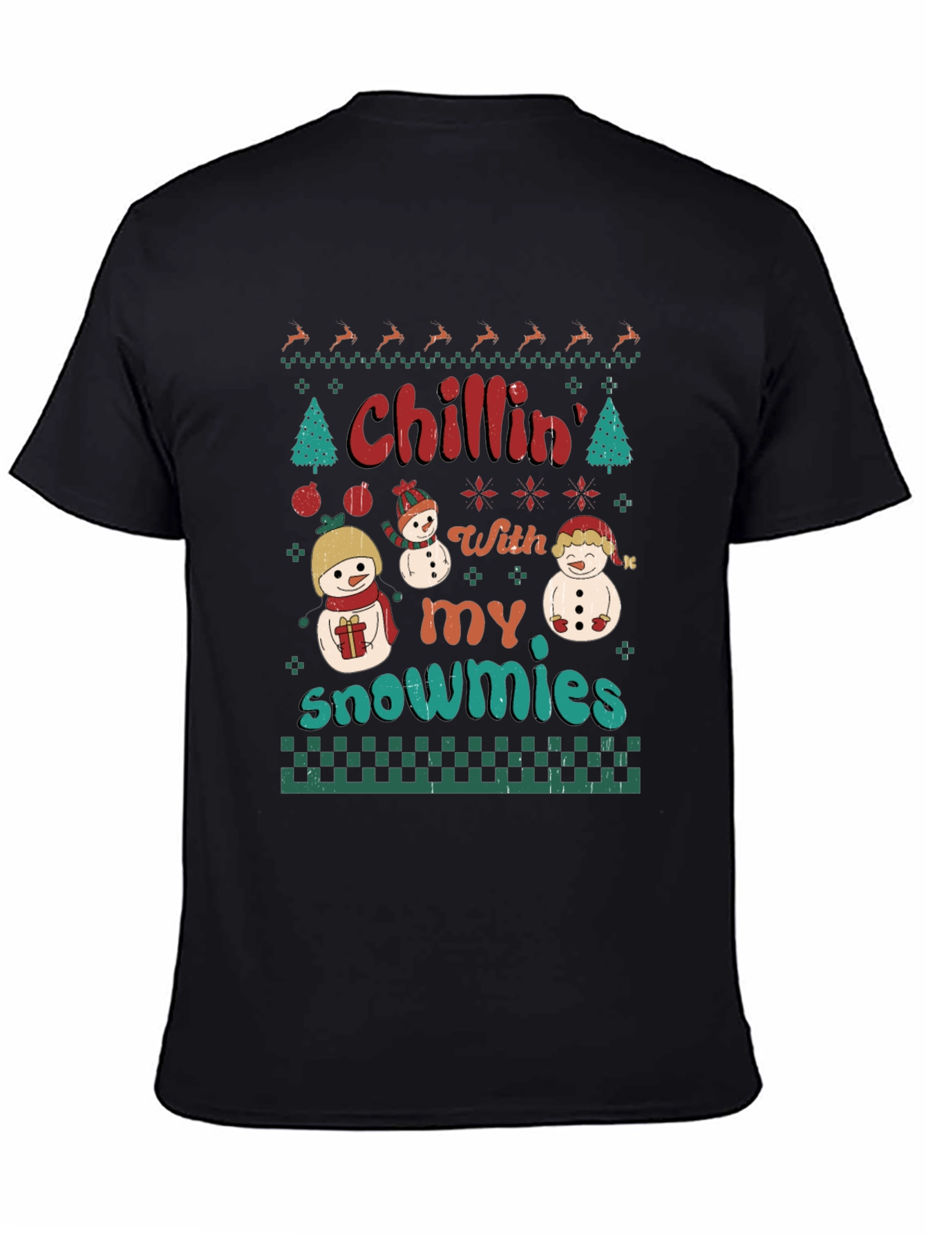 Chillin With My Snowmies Christmas T-Shirt