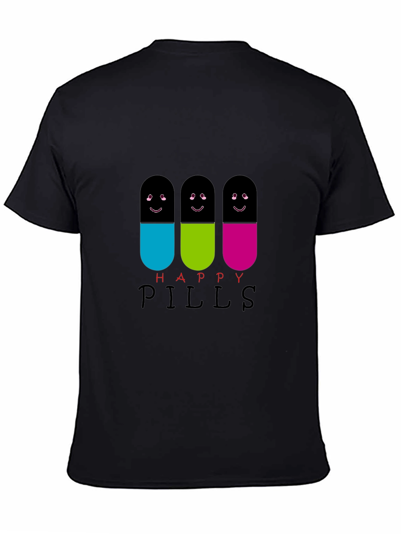 Happy Pills T-Shirt - Fun Graphic Tee