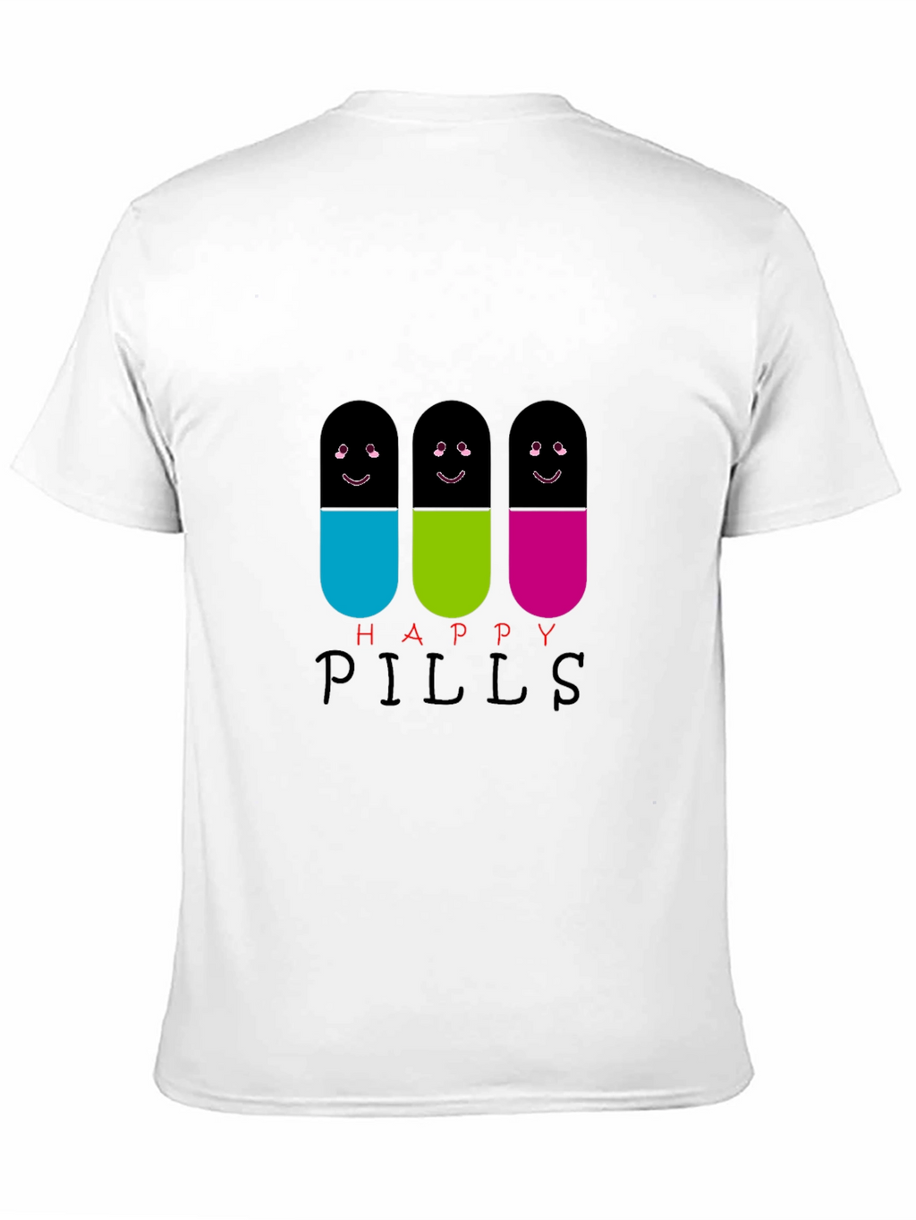 Happy Pills T-Shirt - Fun Graphic Tee
