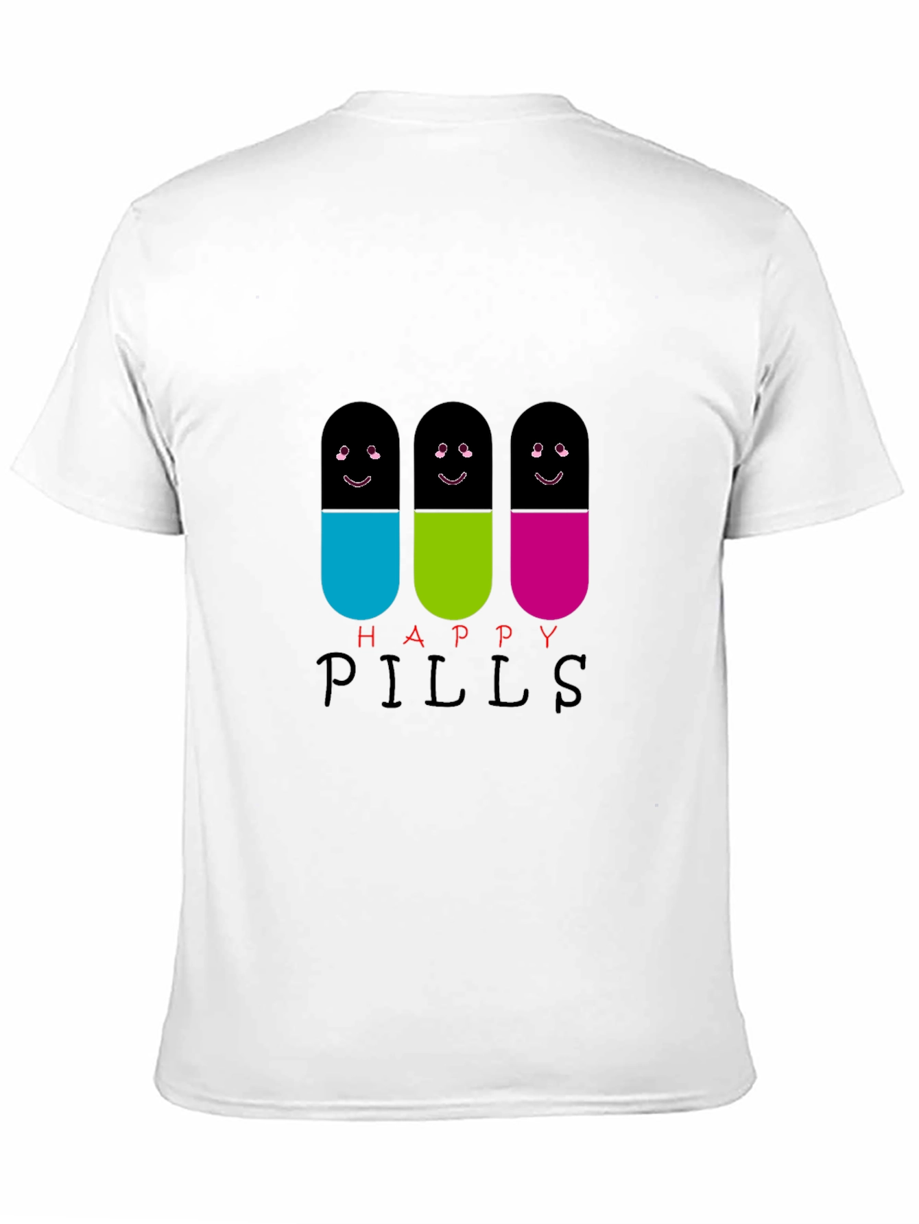 Happy Pills T-Shirt - Fun Graphic Tee