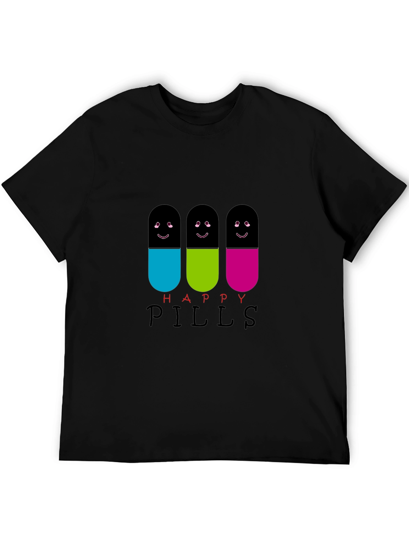 Happy Pills T-Shirt - Fun Graphic Tee