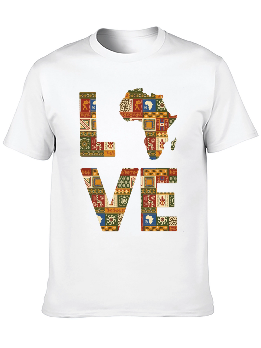 Love Africa Patterned T-Shirt