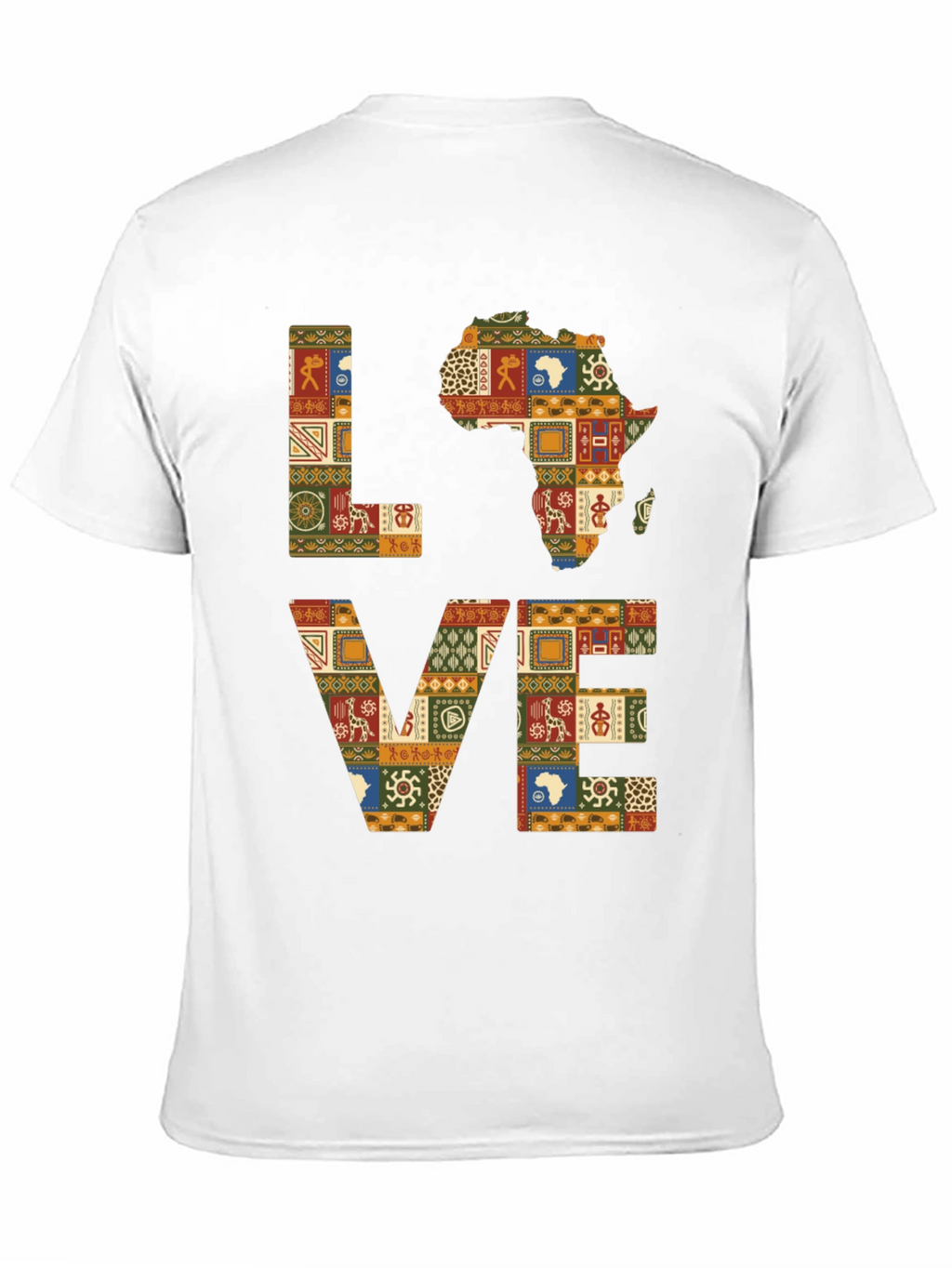 Love Africa Patterned T-Shirt