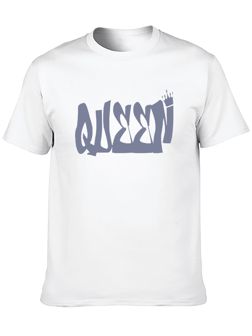 Queen Crown Graphic T-Shirt - Black