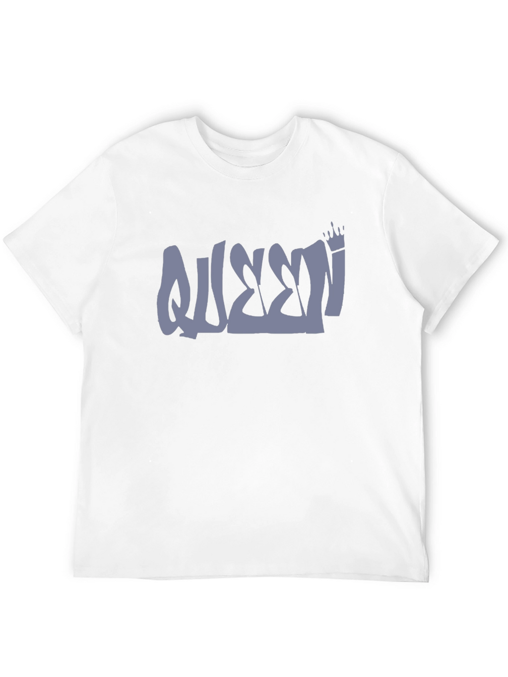 Queen Crown Graphic T-Shirt - Black