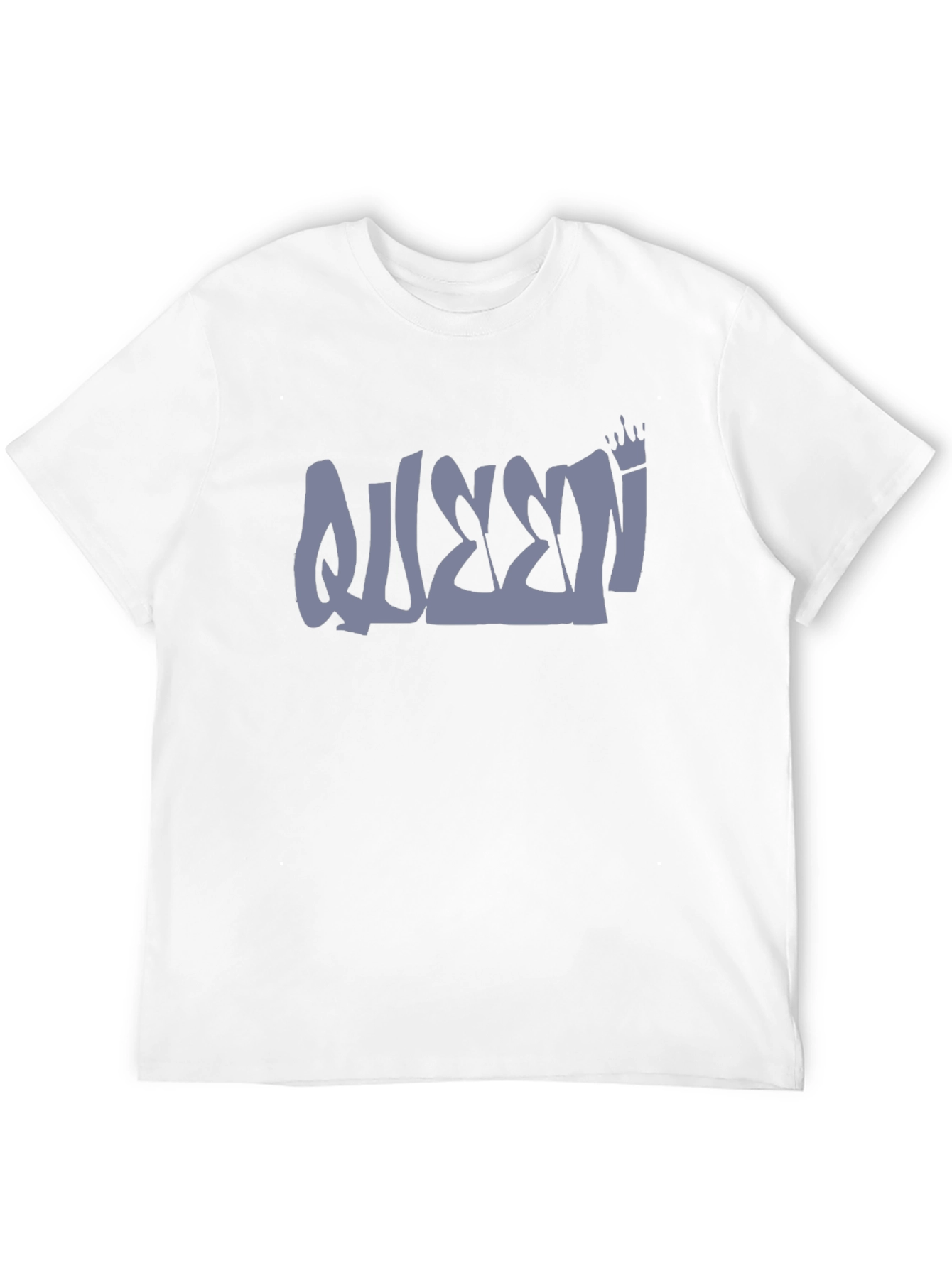 Queen Crown Graphic T-Shirt - Black