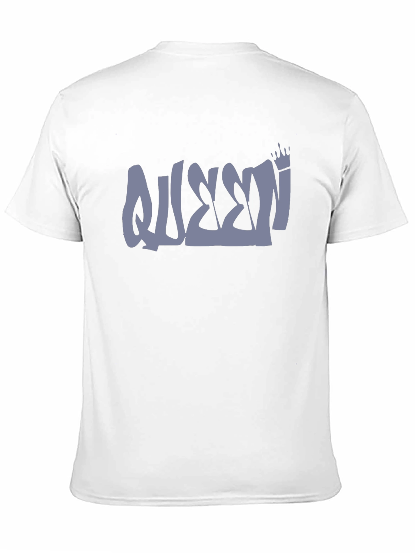 Queen Crown Graphic T-Shirt - Black