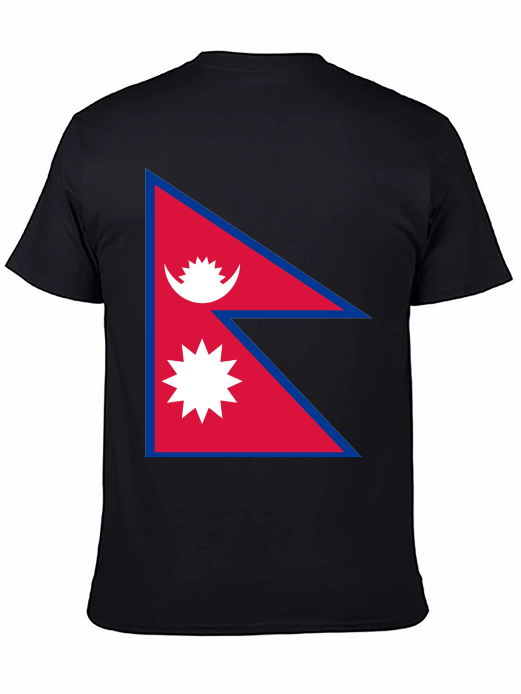 Nepal Flag Graphic Tee
