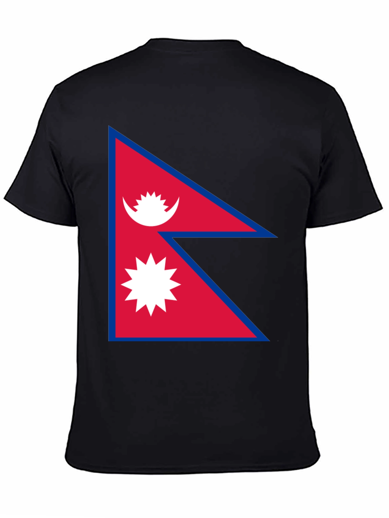 Nepal Flag Graphic Tee