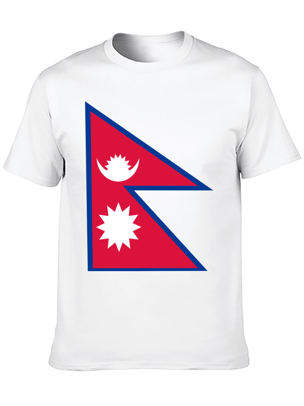 Nepal Flag Graphic Tee