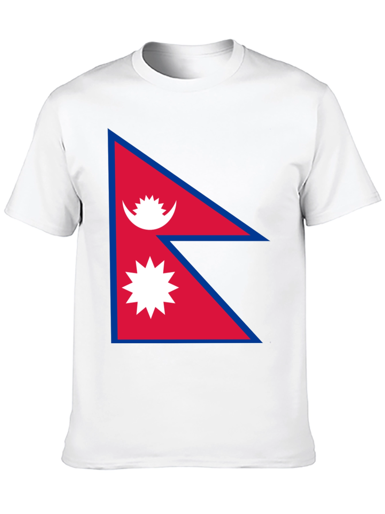 Nepal Flag Graphic Tee