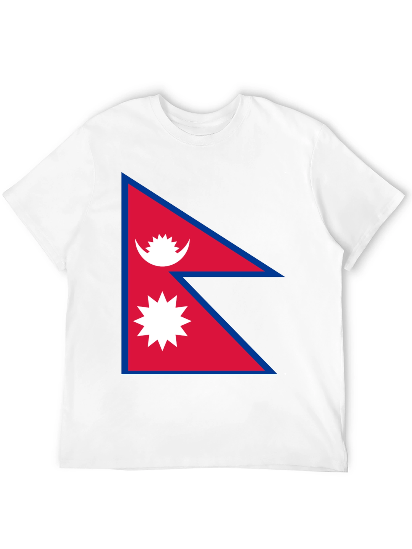 Nepal Flag Graphic Tee
