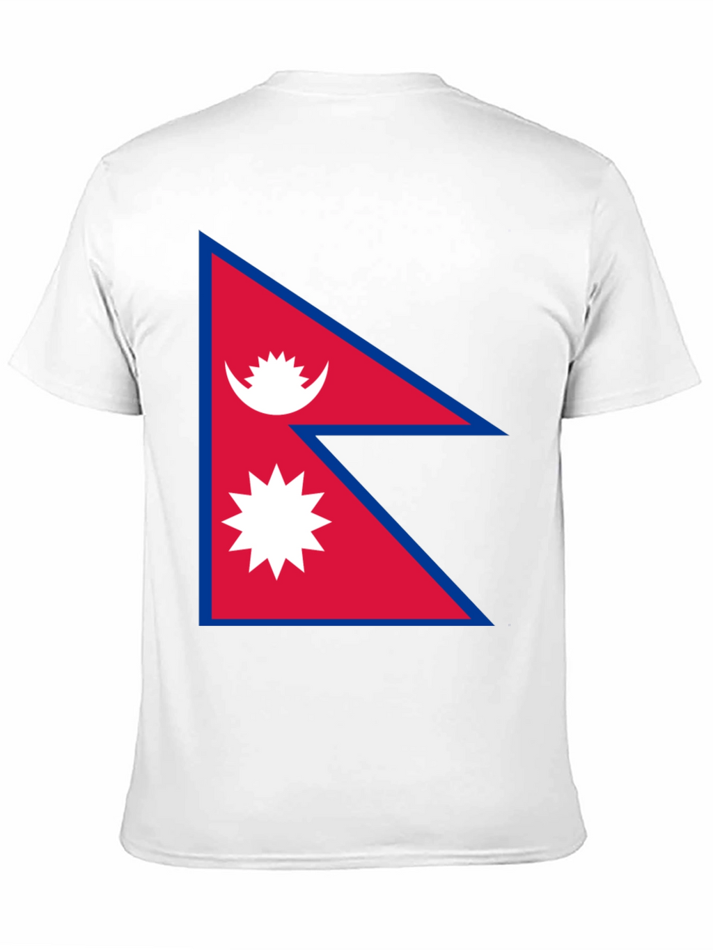 Nepal Flag Graphic Tee
