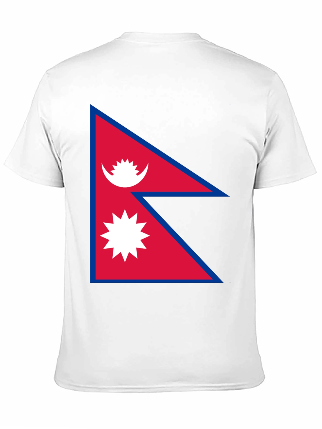 Nepal Flag Graphic Tee