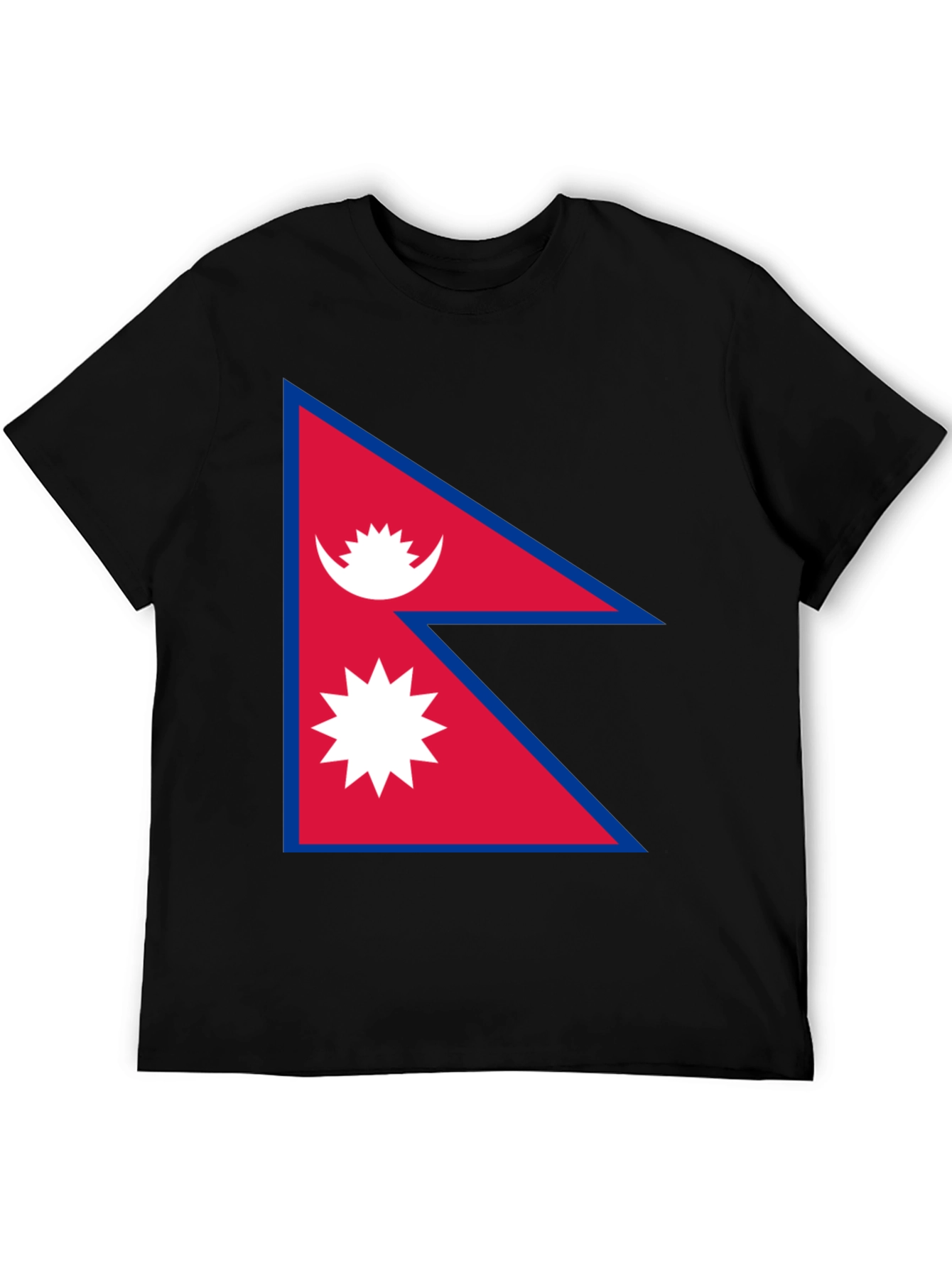 Nepal Flag Graphic Tee