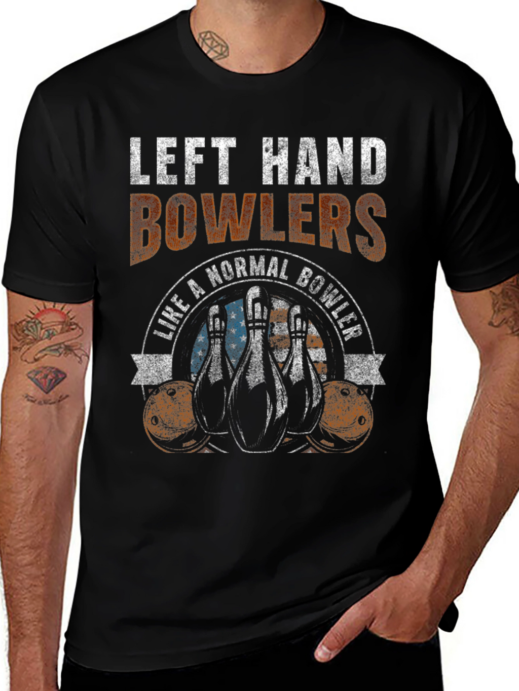 Left Hand Bowlers Like A Normal Bowler T-Shirt