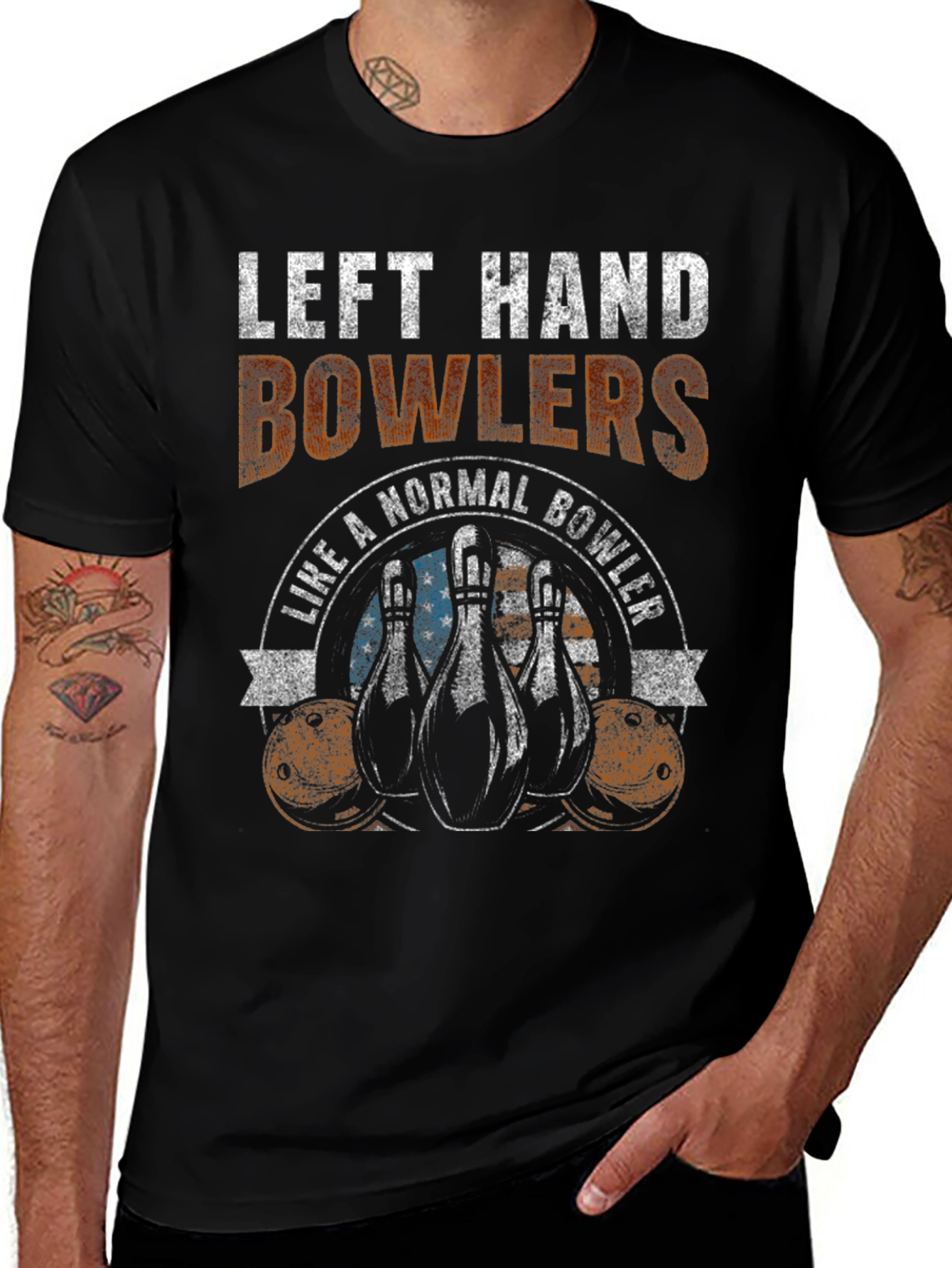 Left Hand Bowlers Like A Normal Bowler T-Shirt