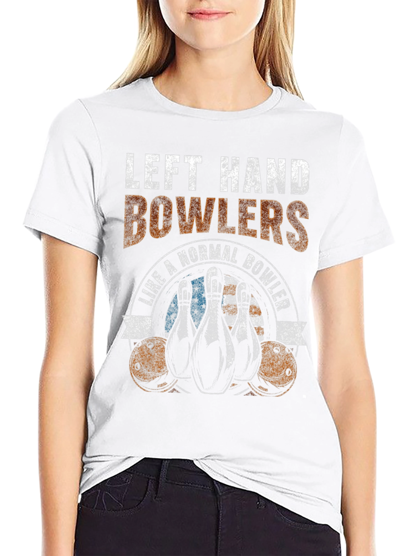 Left Hand Bowlers Like A Normal Bowler T-Shirt