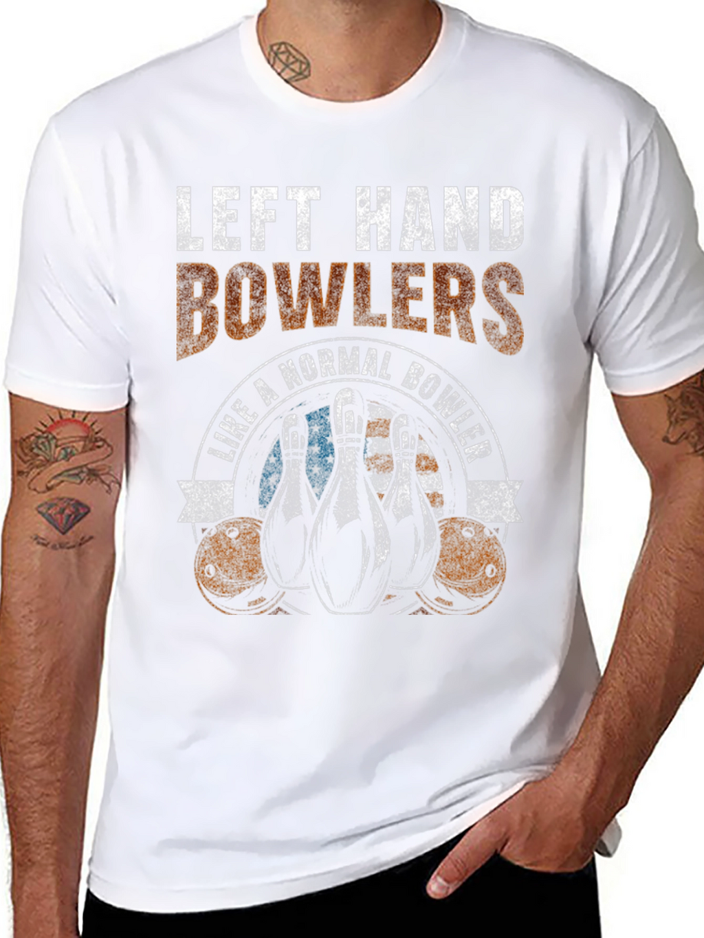 Left Hand Bowlers Like A Normal Bowler T-Shirt