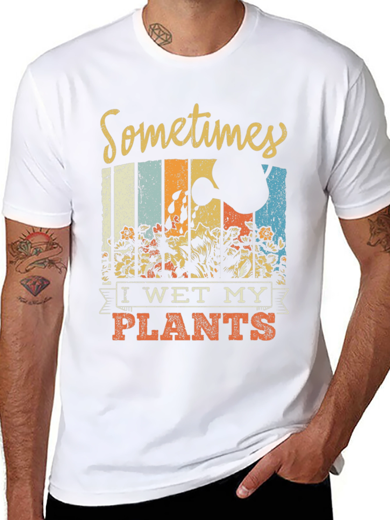 Sometimes I Wet My Plants Graphic T-Shirt