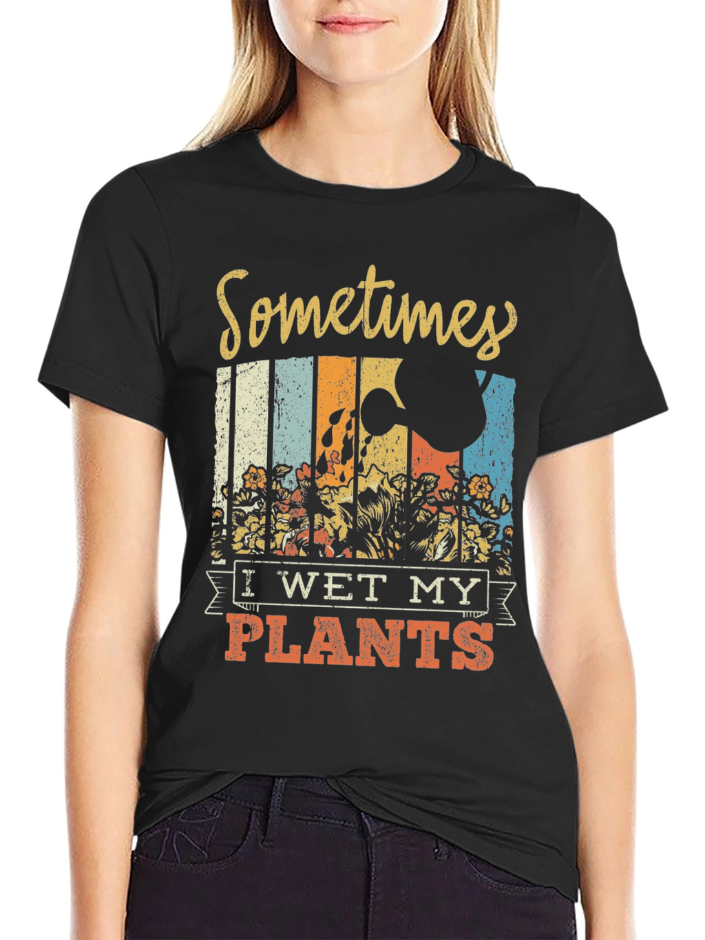 Sometimes I Wet My Plants Graphic T-Shirt