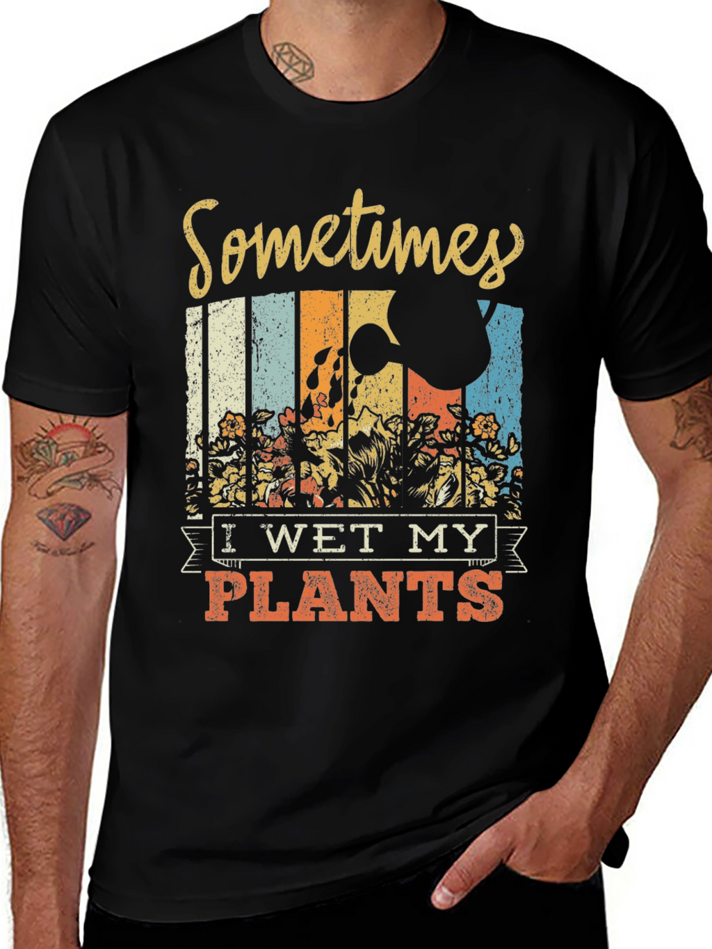 Sometimes I Wet My Plants Graphic T-Shirt