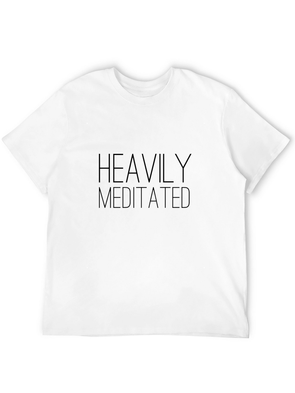 Heavily Meditated Black T-Shirt