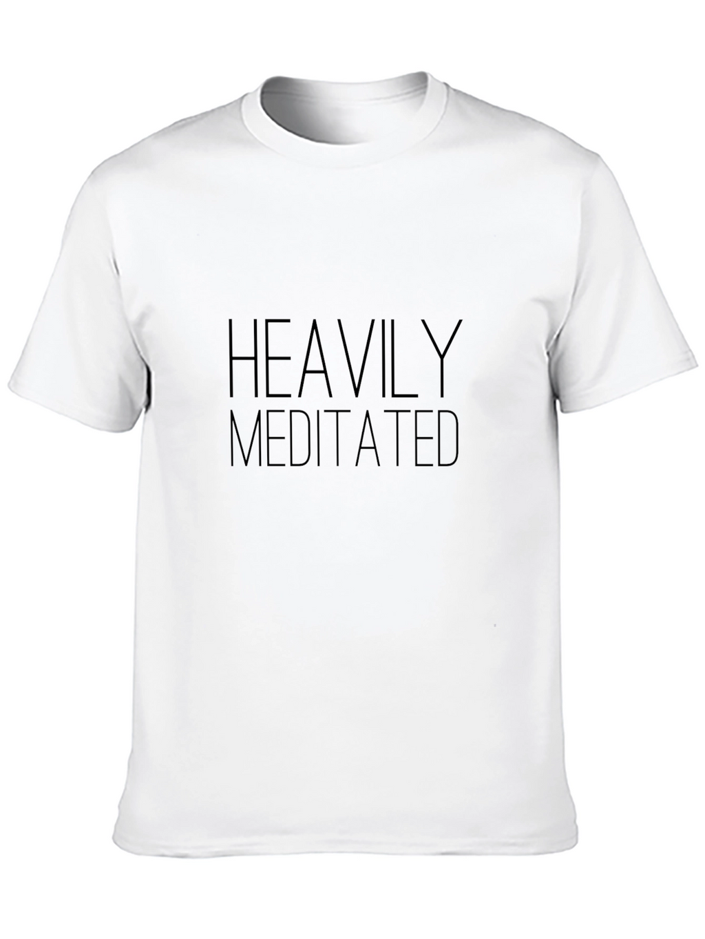 Heavily Meditated Black T-Shirt
